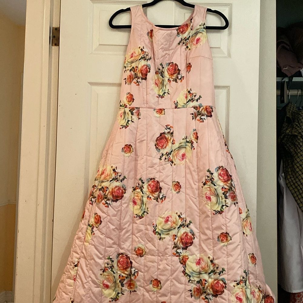 Comme des Garcon floral maxi dress